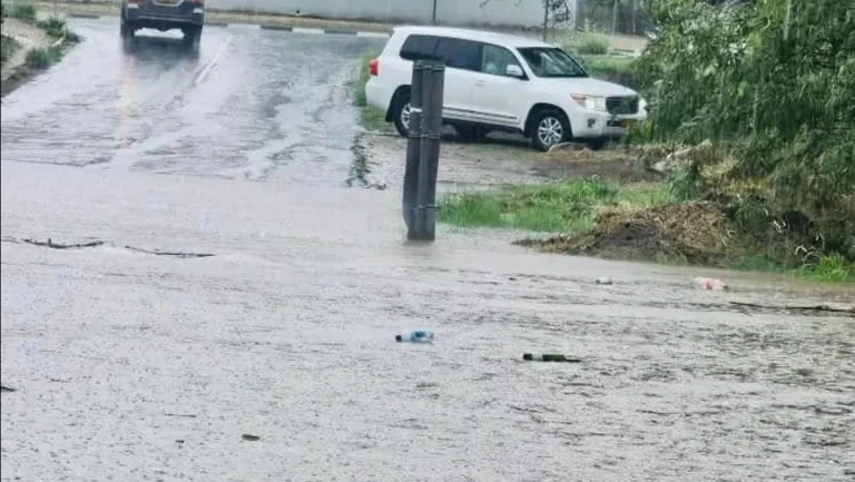 Heavy rain in Windhoek